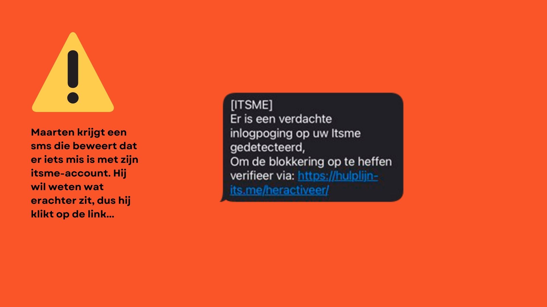 Een verdachte sms van itsme